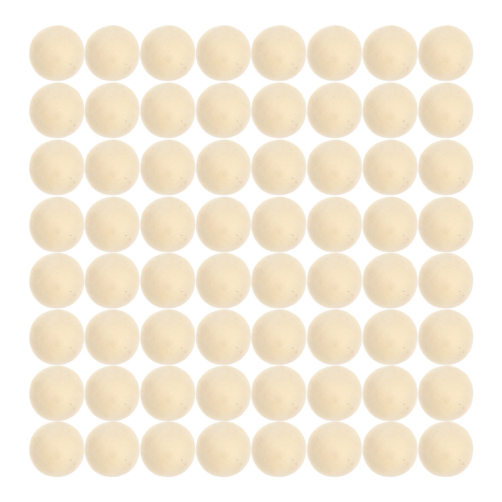 

100 Pcs Wooden Bead Material Spheres for Woodworking Round Balls Filling Decorative Craft Diy