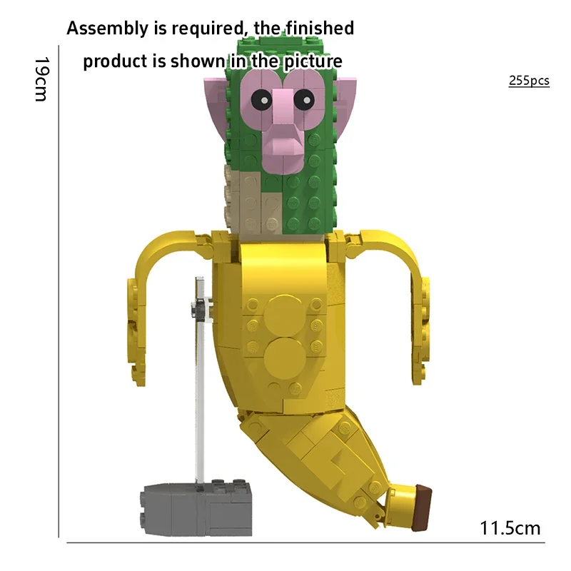 새로운 Tralalero Tralala 빌딩 블록-재미있는 상어 입상 데스크탑 장식품-창의적인 장식 어린이 선물, 크리스마스 선물