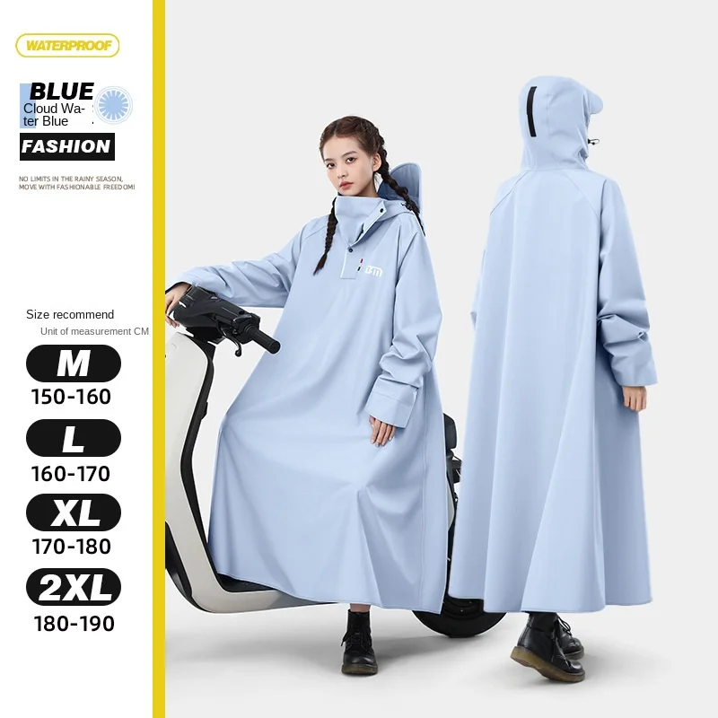 Electric Car Battery Car Raincoat Wholesale Thickening and Lengthening One-piece Adult Motorcycle Bicycle Rain Poncho