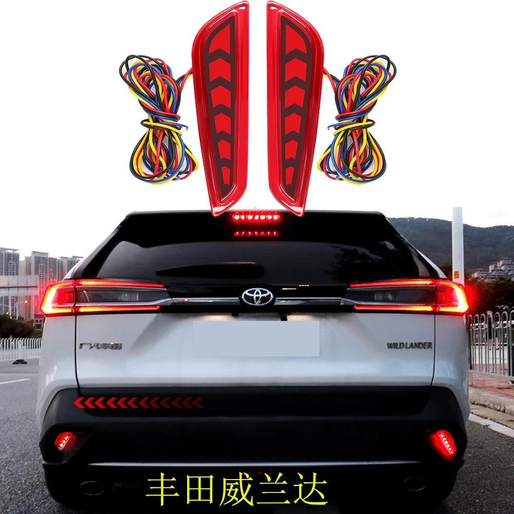 

car accessories bumper tail light for Toyota wilander rear light taillight Reflector LED 2020~2024y wilander fog lamp