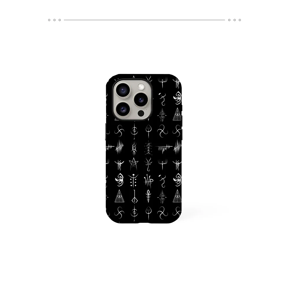 Bloodborne Caryll Runes Phone Case Film Shell For IPhone 16 15 14 13 12 11 Pro Max Plus
