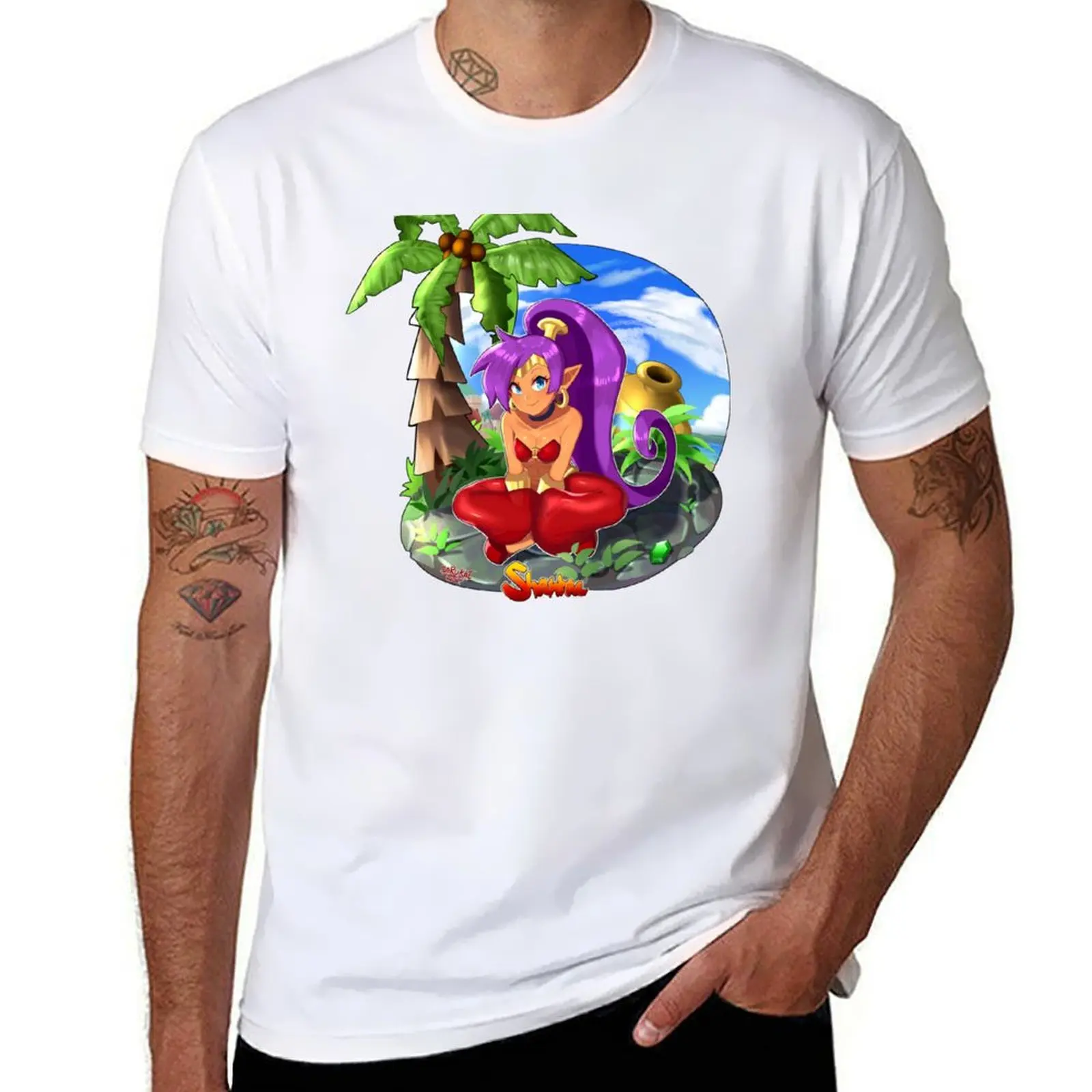 

Shantae! T-Shirt t shirt man plain t shirts for man graphic funny T-Shirt