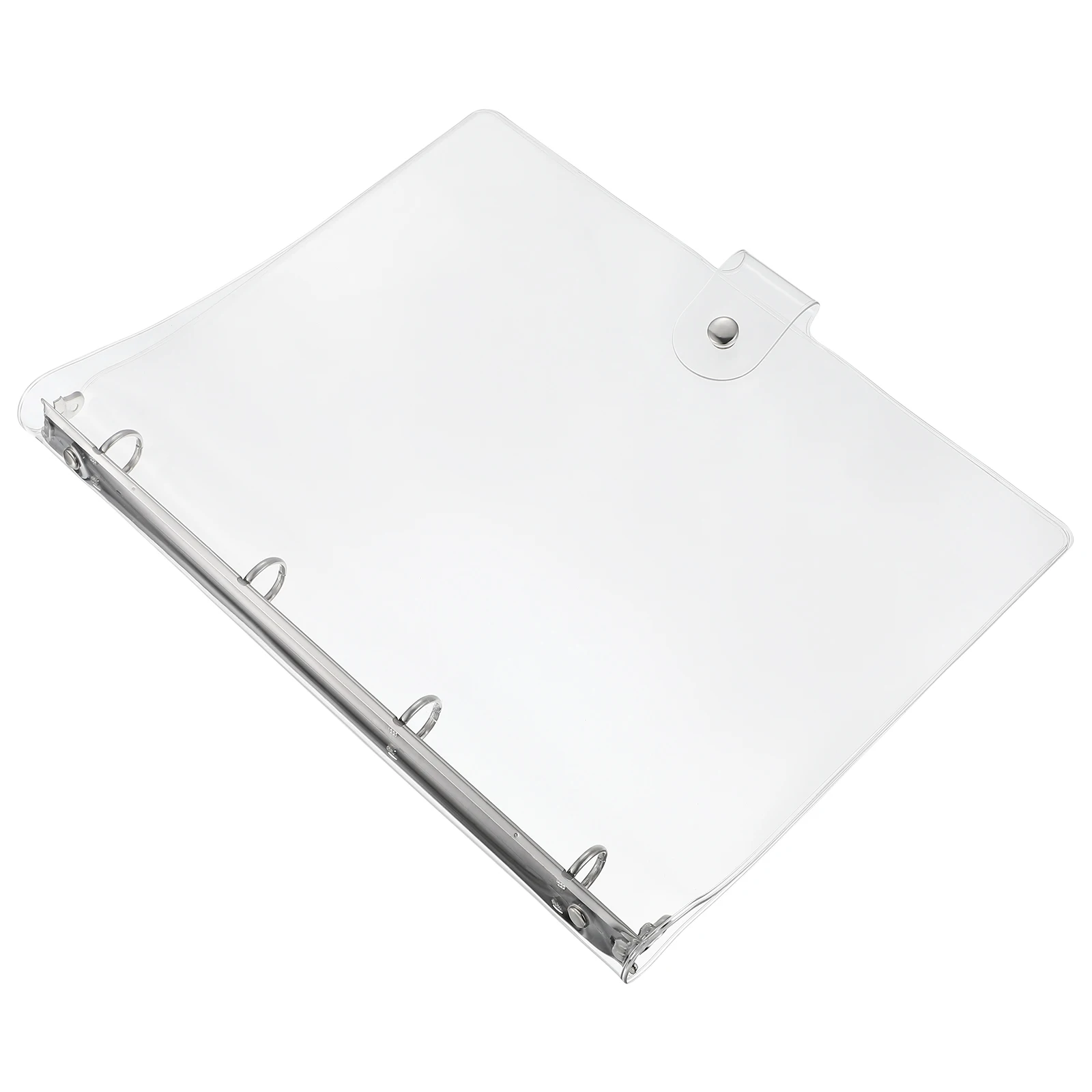 

1pcs Transparent Notebook Cover Cute Binder Aesthetic Office Supplies Plastic Manual Folder Shell School Organizer Index Tab