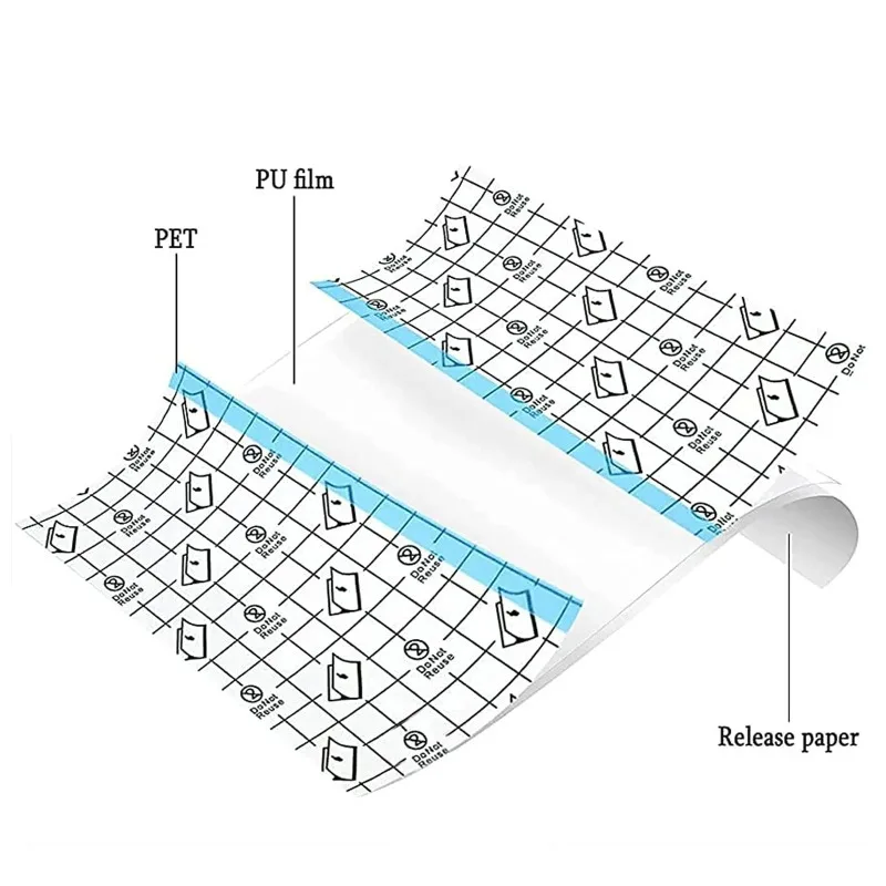 10/5/2M Waterproof Tattoo Film PU Tape Aftercare Protective Skin Healing Tattoo Adhesive Repairing Bandages Tattoo Accessories