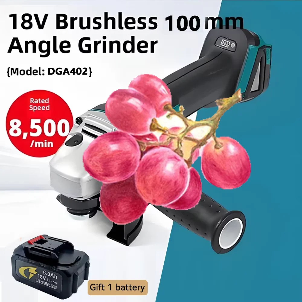 

DGA402 Angle Grinder Rechargeable Multifunctional Four-inch Lithium Battery Cutting Machine Electric Grinder