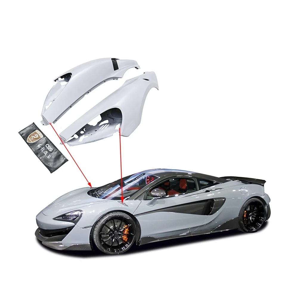 

For 540C 570S 600Lt Dry Carbon Fiber MSO Style Auto Parts Front Fender