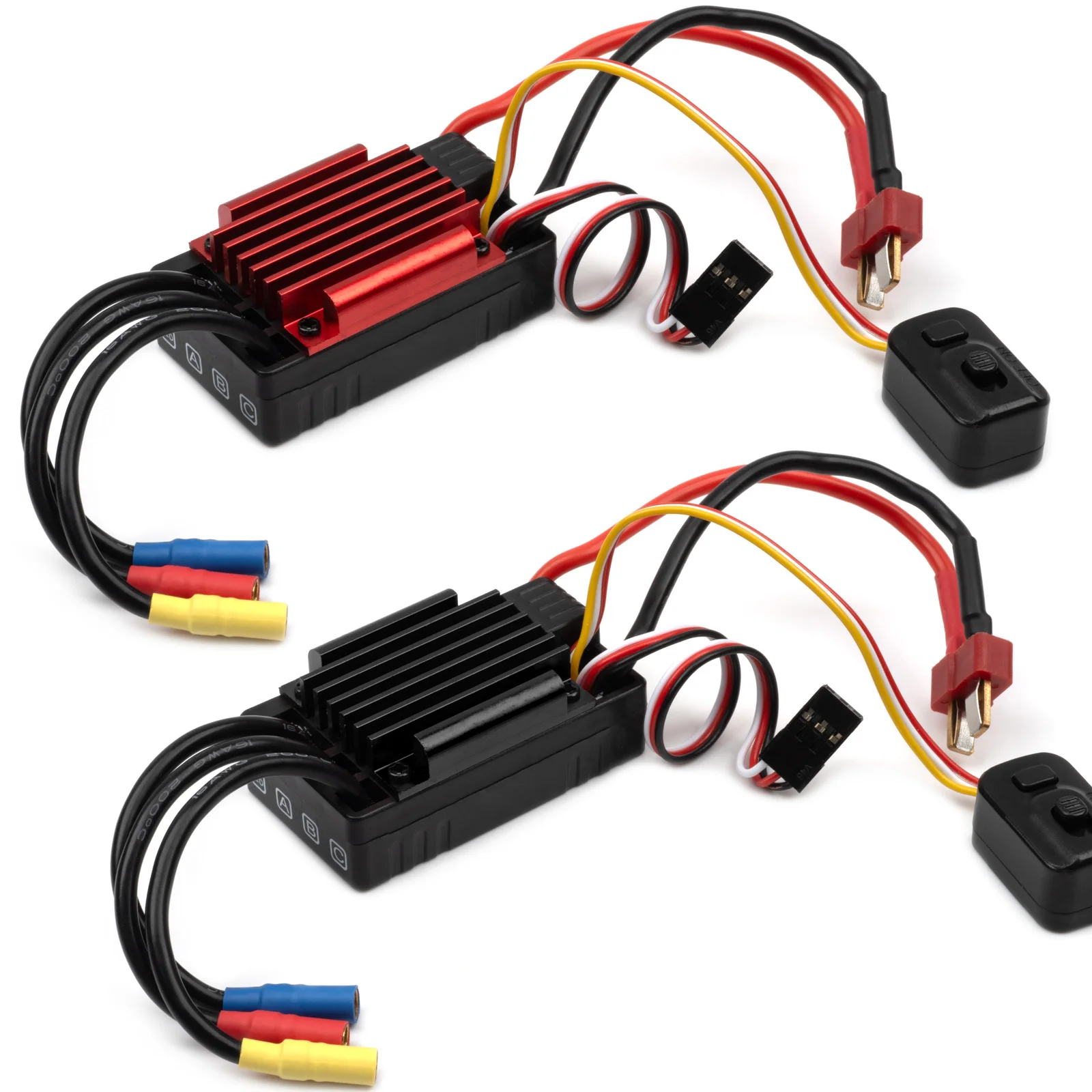 RC 35A Brushless ESC Waterproof 2-3S Lipo Programmable for 1/14 1/16 1/18 RC Car Crawler Off-road Truck RC Parts