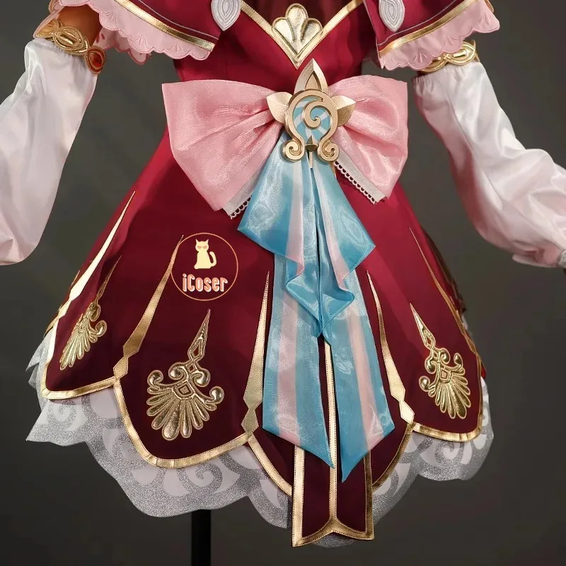 

25COSiCoser Honkai Star Rail Hyacine Косплей Костюм Парик Платье Униформа Шляпа Металлический Реквизит Амфорес Хэллоуин Вечеринка для Женщин Девочек