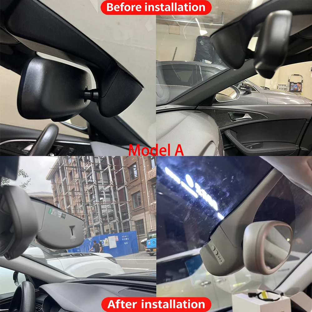 for Audi A5 S5 RS5 8T 8F A6 S6 RS6 C6 4F C7 4G A7 S7 RS7 4G8 Wifi OEM DVR 4K Dash Cam Front Rear Camera Vision Video Recorder