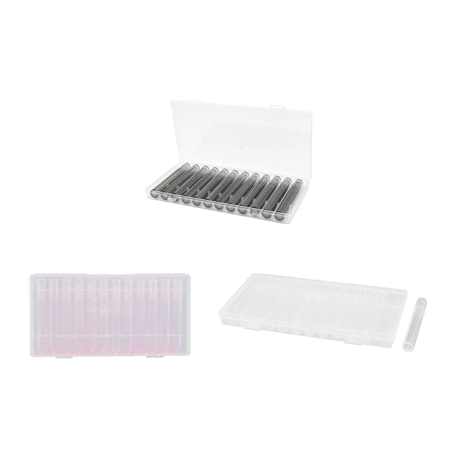 กล่องเก็บเล็บภาพวาดเพชรคอนเทนเนอร์สําหรับตกแต่งเล็บเคล็ดลับ