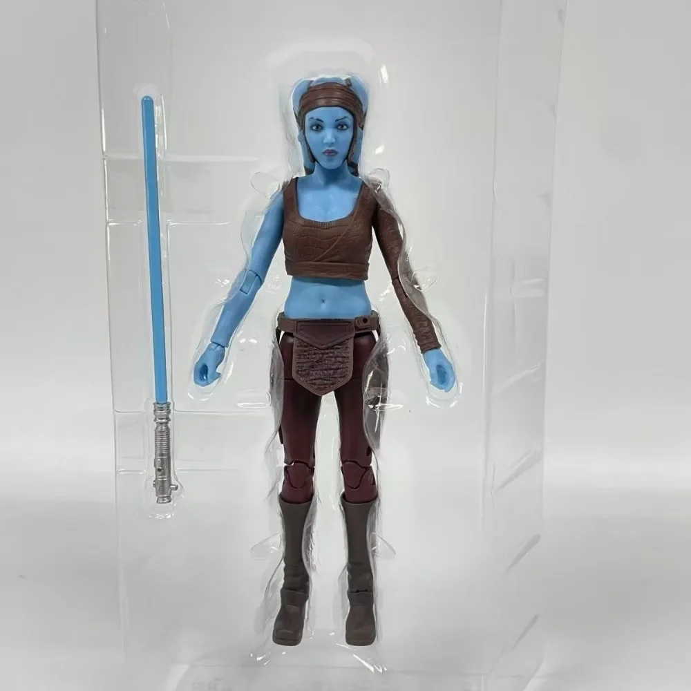 Hasbro Star Wars la serie negra ataque de los clones Aayla Secura Anime figuras de acción de juguete colección niños regalos de muñecas en Stock