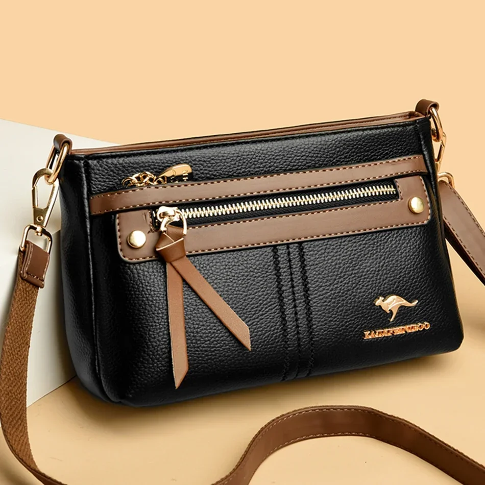 High Quality Leather Handbags Women Bag Luxury Brand Designer Shoulder Crossbody Bags for  Women 2024 Female Messenger Bags Sac