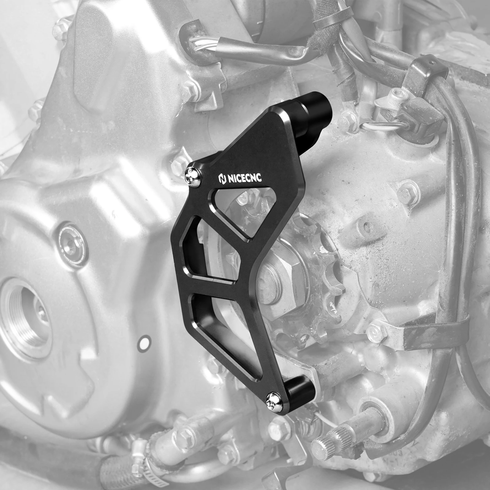 NICECNC Kettenabdeckung für Yamaha Raptor 700 2006-2026, Aluminium-Nylon-Kettenschutz für Raptor 700R ATV, Zubehör – Detail 22
