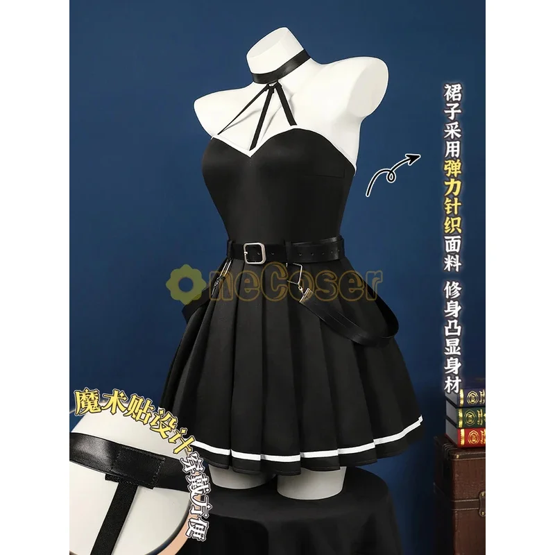 Frieren Beyond Journey's End Ubel Cosplay Costume Anime Dress Unbel Uniform Gloves Stockings First-class Mage Halloween Girls