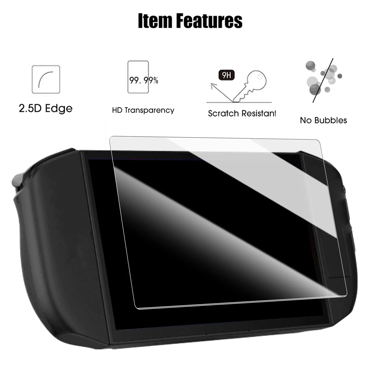زجاج مقسى لهاتف Lenovo Legion Go 2 واقي شاشة محمول مضاد للخدش 9H لهاتف Legion Go2 Bubble Free Film