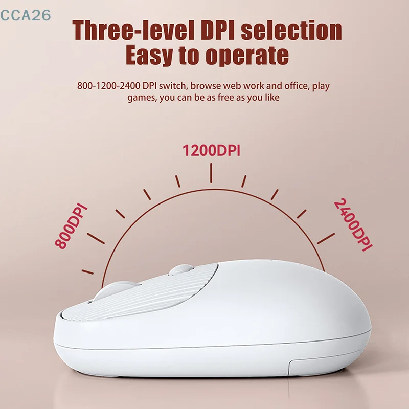 

2.4G Mouse Q19 Wireless Mouse Ergonomic Cute And Minimalist Mouse For Office Laptop Gamer