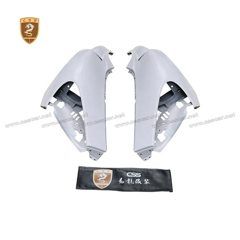 Half Carbon Fiber MSO Style Auto Parts Front Side Fender with Vents for  540C 570S 600LT Fenders Flares Wheel Arch