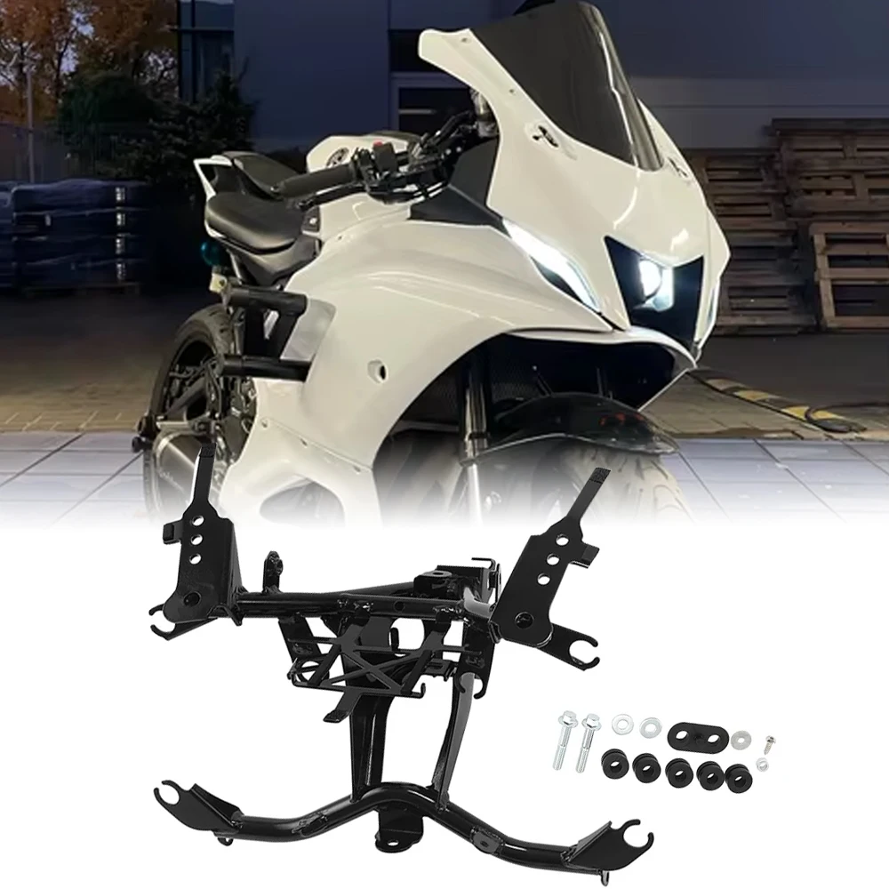 2024 YZF R7 Upper Fairing Stay Bracket Aluminum Front Headlight Support Mount For Yamaha YZF-R7 2022 2023 YZFR7 Accessories Moto