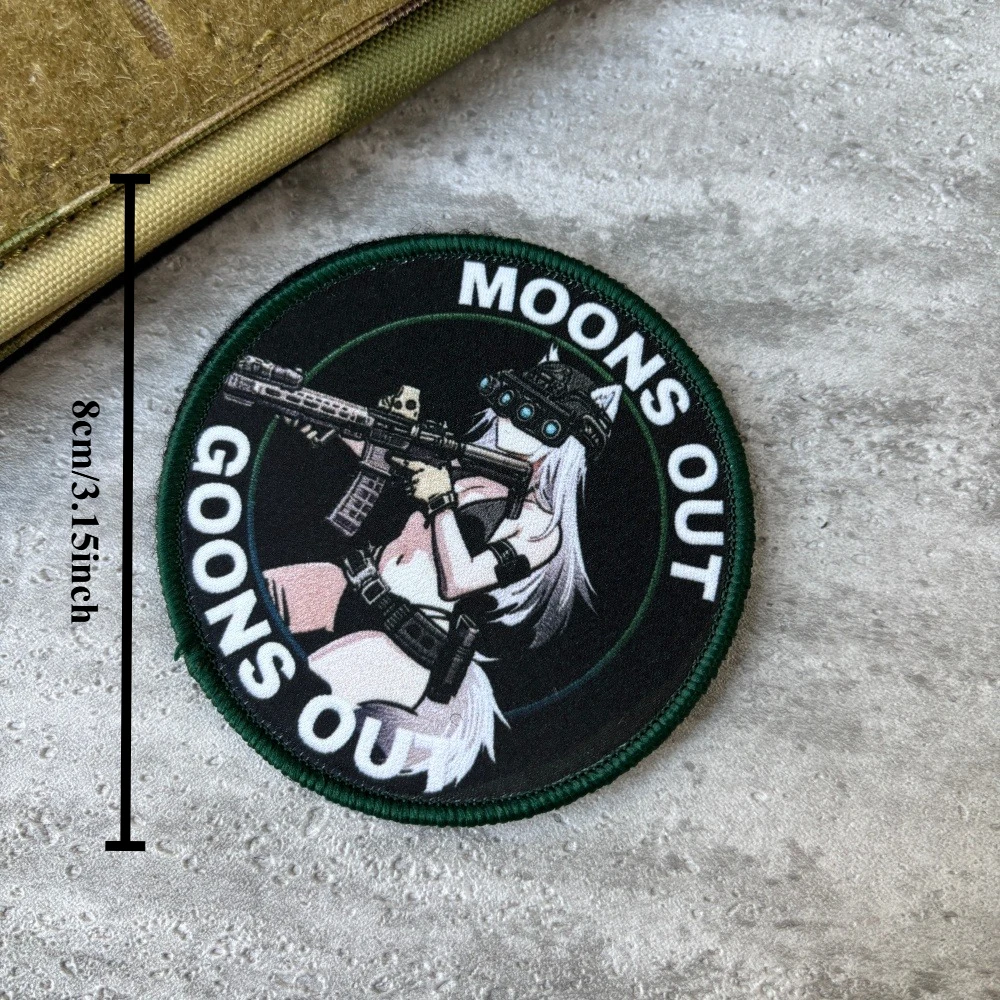 Parche Morale táctico Waifu visión nocturna Velcro – Airsoft - imagen 4