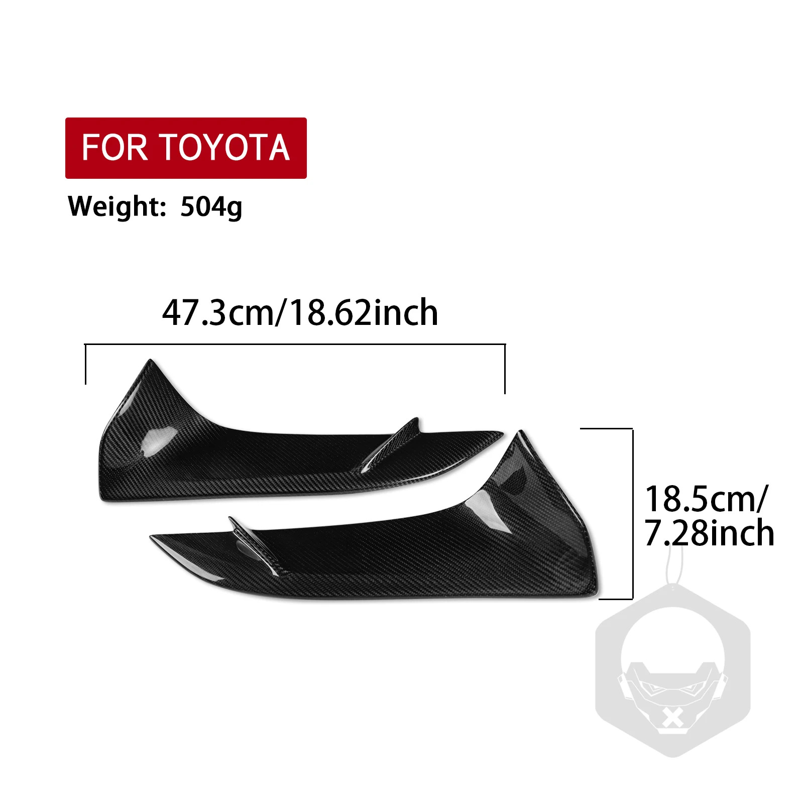 For Toyota Supra GR A90 A91 MK5 J29 2020-2024 Real Dry Carbon Fiber Front Splitters Bumper Lower Garnish Cover Car Accessories
