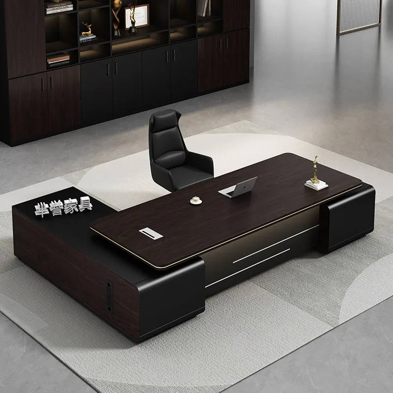 Luxury Executive Office Desk Modern Drawer Large Lshaped Crafts Design Office Desk Minimalist Display Ufficio Unique Furniture
