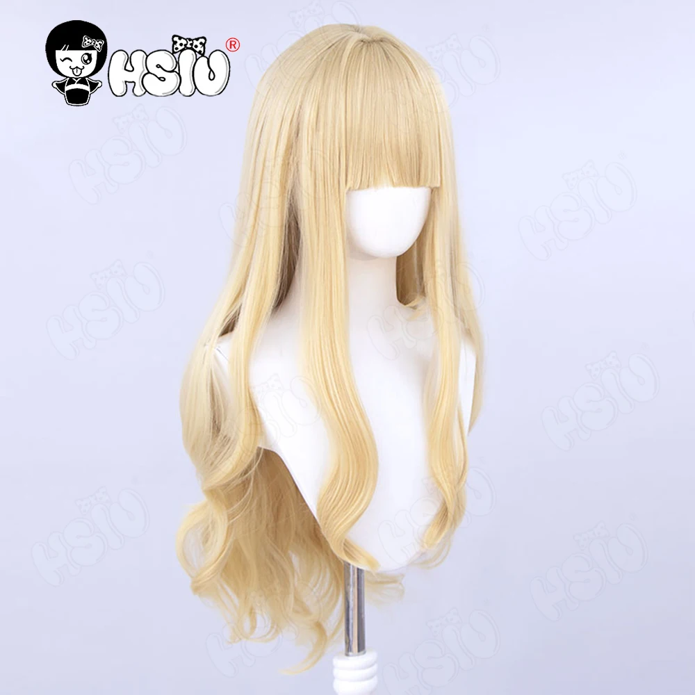 Mashiro Rima Cosplay Wig Fiber synthetic wig Anime Shugo Chara Cosplay Wig「HSIU 」light yellow long Wig Shugo Chara Wig