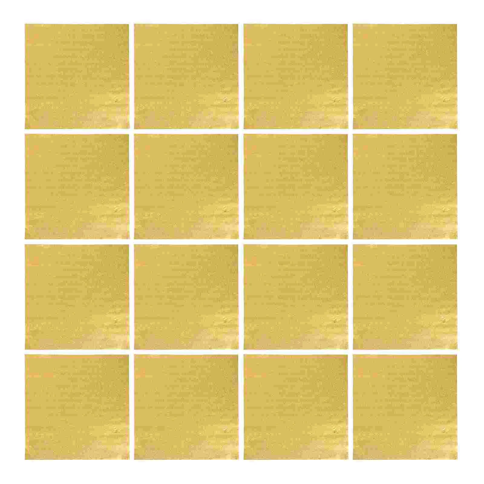 

200 Pcs Candy Gold Foil Aluminium Wrapping Paper for Gift Packaging Wrappers DIY Package