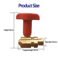 1Pc Pure Copper Chuck Electrode Holder Male And Female Docking For Portable Hand-held Electric Welding Machine Quick Connector
