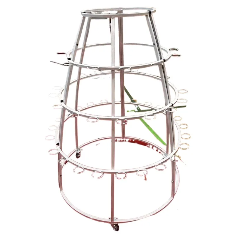Champagne Tower Mobile Wine Rack Glass Holder Wine Table Water Show Bath Props Customized Gifts