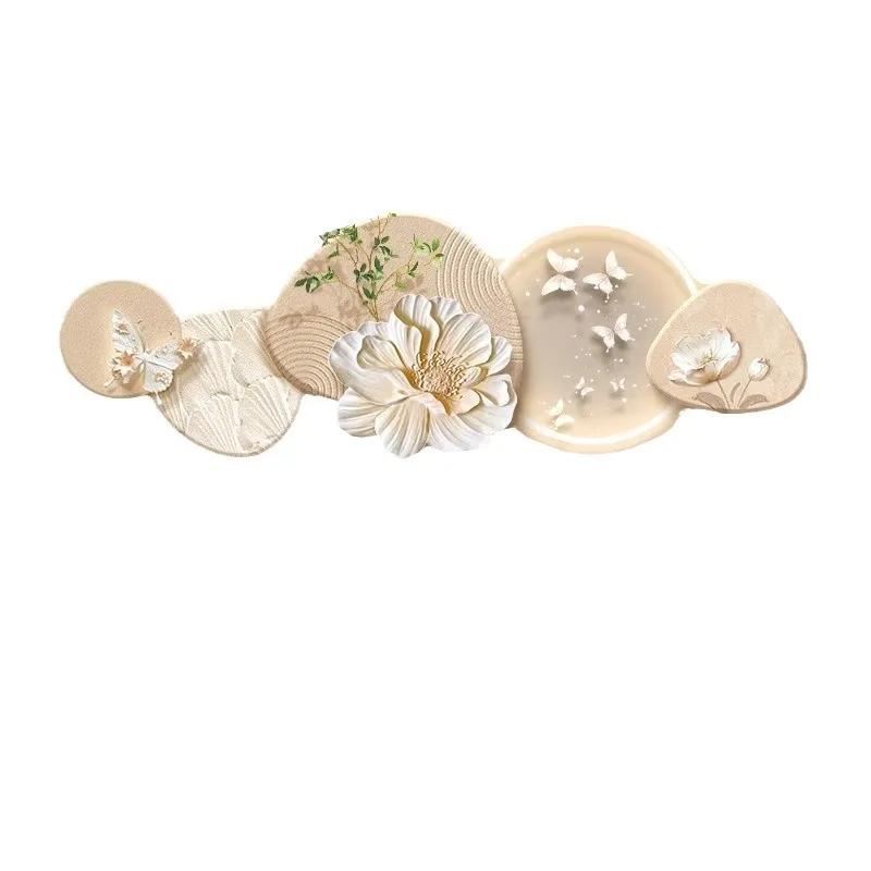 Pittura decorativa del soggiorno in stile crema, pittura da appendere alla parete del fondo del divano di fascia alta