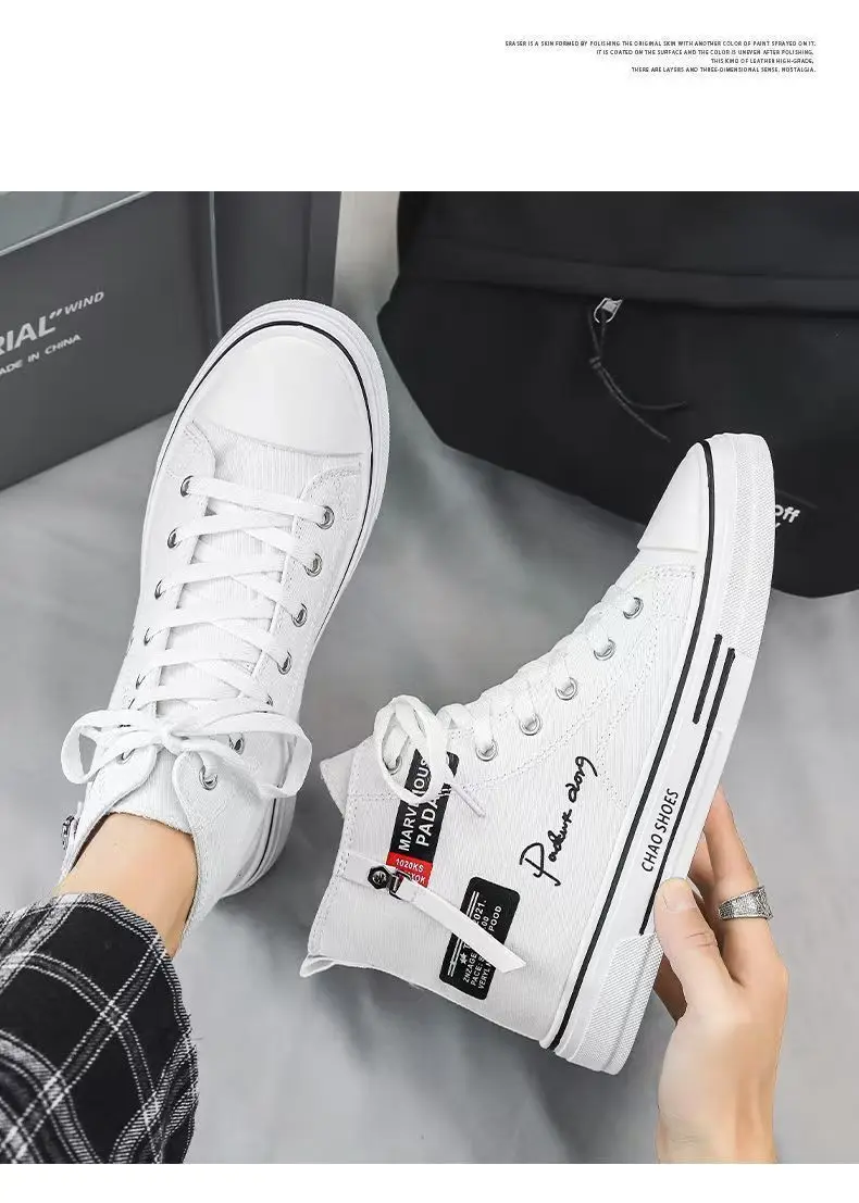 Herren Canvas Sneakers 2026 Modische Bequeme Laufschuhe Outdoor Rutschfeste Sportschuhe für Männer Freizeitschuhe – Detail 9