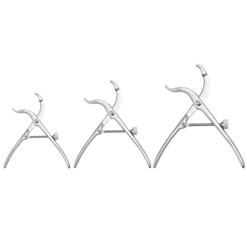 Orthopedics Teeth in the Head Fora Surgical Instrument - Secure Grip Centering Bone Holding Forceps for Pet Care