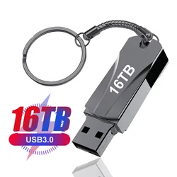 Super clé USB en métal, clé USB, clé USB, clé USB, 16 To, 8 To, 4 To, 2 To, mémoire SSD portable, USB 3.0, livraison gratuite