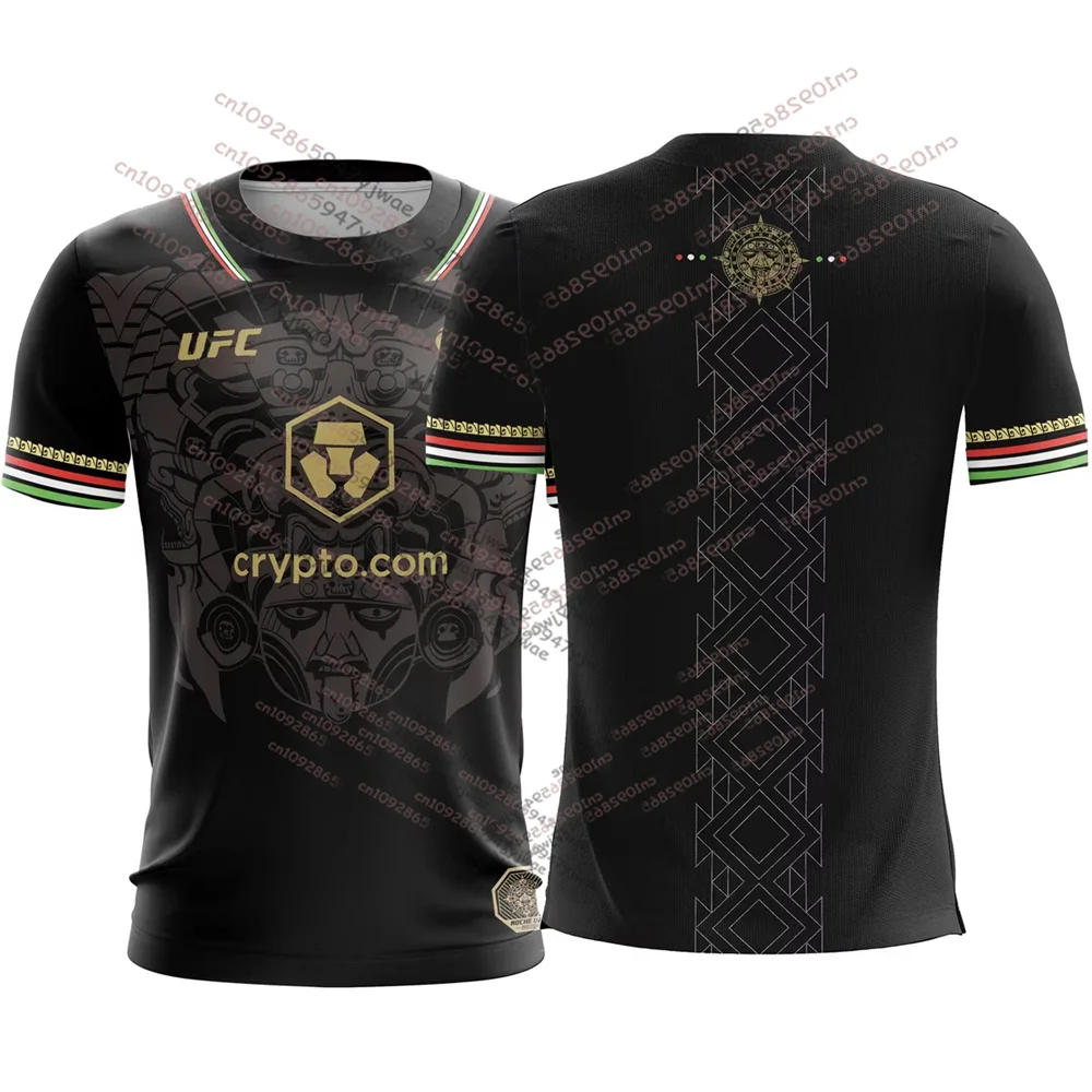 

Мужская футболка UFC с древним тотемным дизайном, летние футболки с короткими рукавами Fierce Boxing Fighting, 2026, новая модная спортивная одежда для спортзала