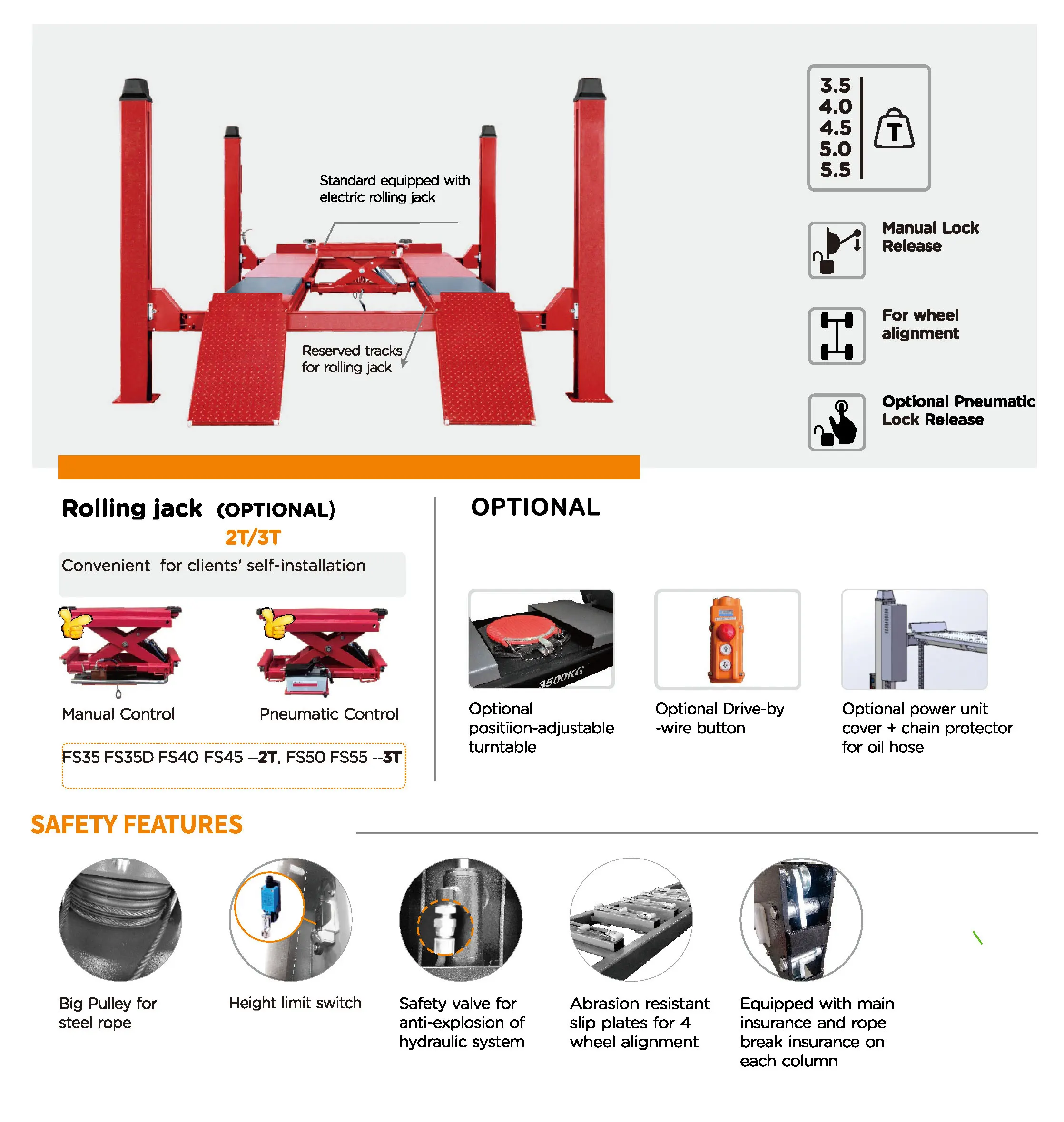 4 Post Car Lift Four Post Car Elevator Selevadores De Auto Hydraulic Lifts For Car