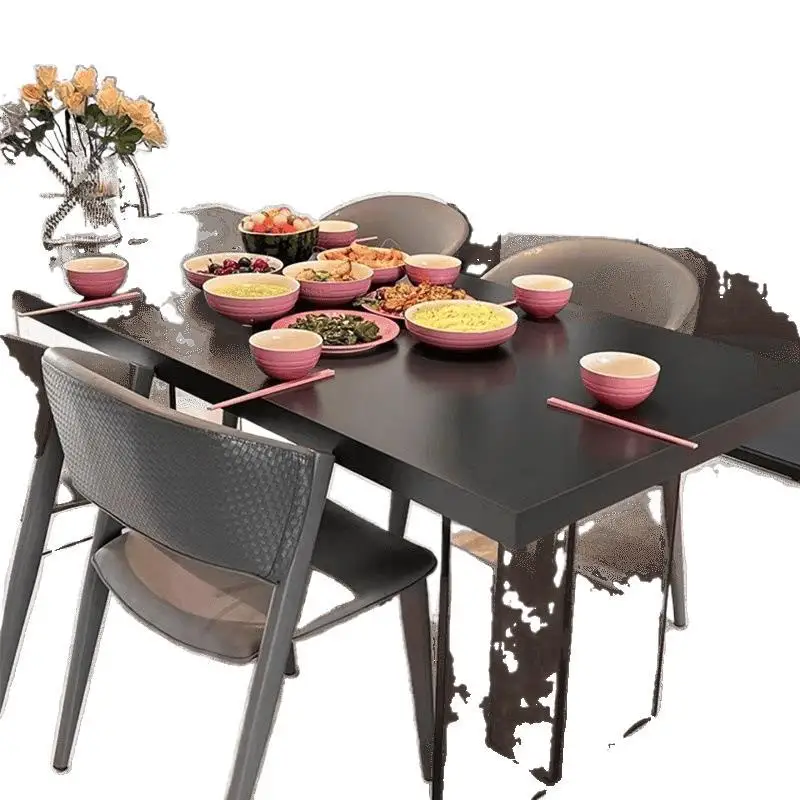 

Light luxury modern simple household small apartment hanging rectangular suspended meal