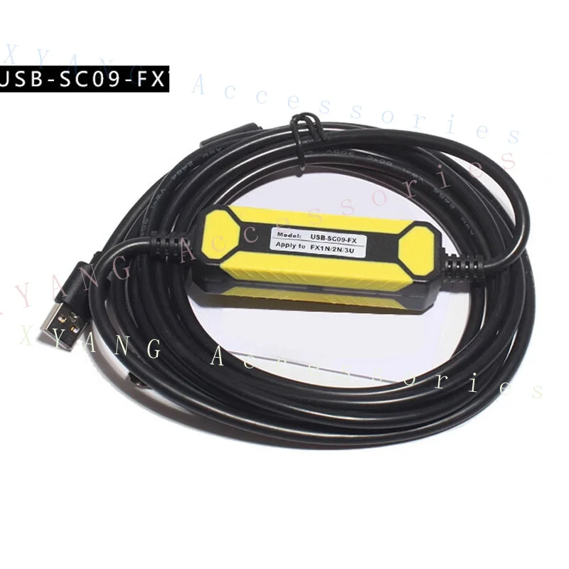 PP+ PLC Programming USB-SC09-FX Cable For Mitsubishi Melsec USB To FX1N2N3U Adapter