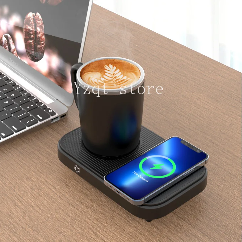 Amazon cross-border new product quick cooling cup home office desktop cooling cup beverage heating constant temperature coaster