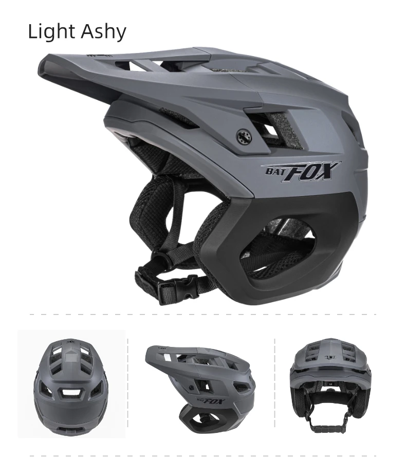 BATFOX Fahrradhelm, integriert geformter Helm für Mountainbike, Downhill, Rennrad, Sicherheitshelm für Herren, Renn- und Fahrhelme, Casco Ciclismo – Detail 14