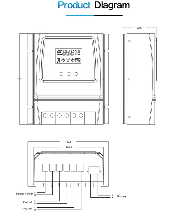 Interruptor De Transferência Automática De Potência Dupla, ATS Inteligente, 11kW