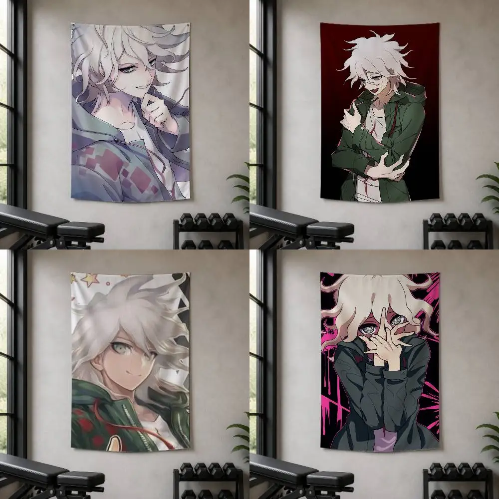 N-Nagito K-Komaeda  Decorative Wall Flag Banner for Home Garden Garage Indoor Outdoor Decor