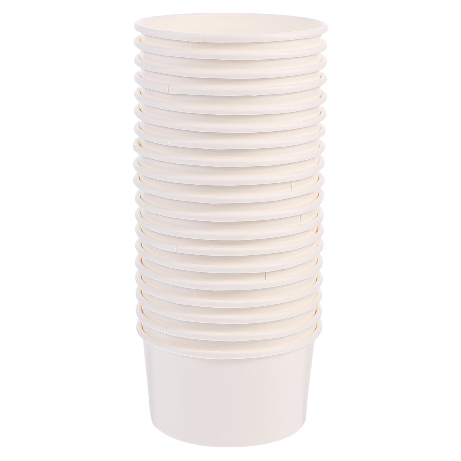

100 Pcs Container Disposable Ice Cream Cup Bowl Paper Popsicle Dessert Jelly Cups