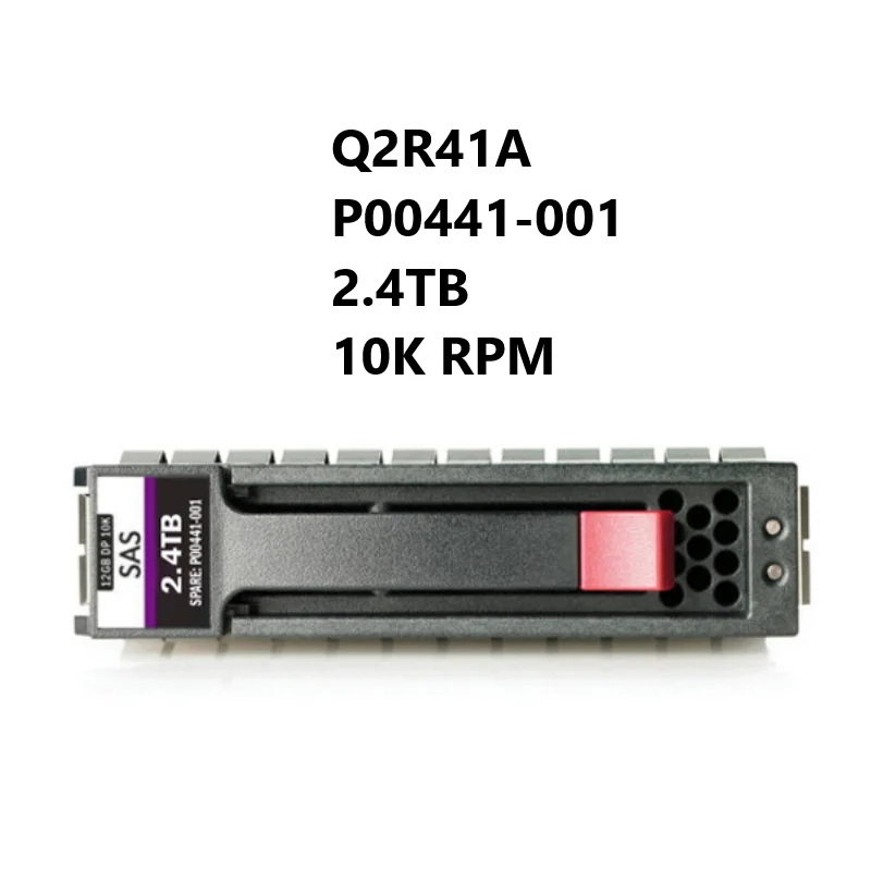 

HDD Q2R41A P00441-001 2.4TB 10K RPM 2.5in Dual Port SAS-12G Hot-Swap Enterprise Hard Drive for H+PE Modular Smart Array1040/2040