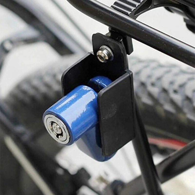Heavy Duty Motorcycle Disc Brake Lock Anti-Theft Wheel Lock with 2 Keys for Scooter Moped Parking view 4