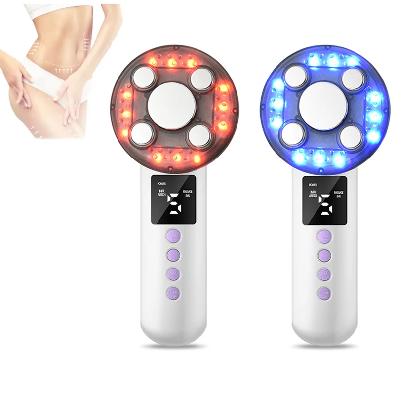 Máquina de Cavitación 3 en 1, Masajeador Corporal Ultrasónico Infrarrojo EMS, Quemador de Grasa, Sistema Adelgazante, Masaje de Radiofrecuencia Iónica con Vibración
