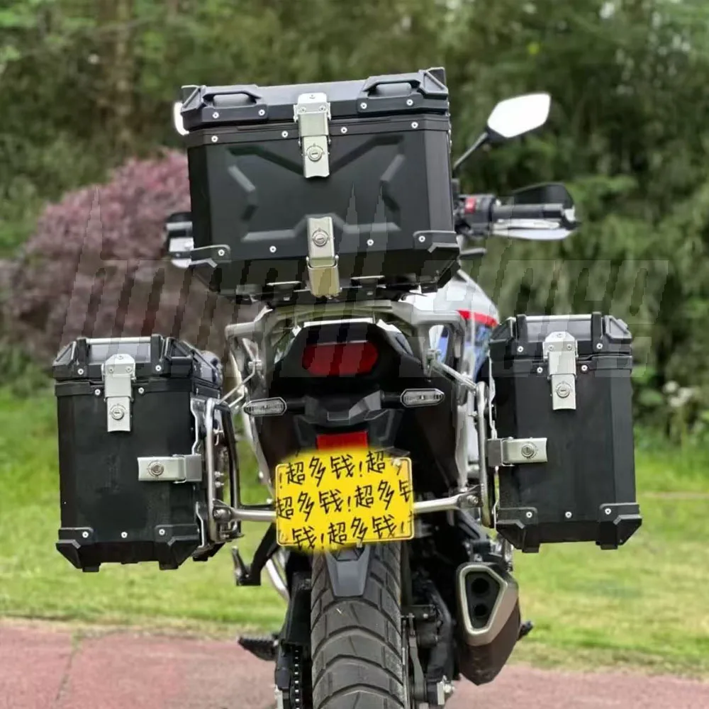 For XL750 750XL XL 750 Aluminum Alloy Three Box Rack Tail Rack Side Box Rack Tail Box Rack Tail Box Motorcycle Storage Box