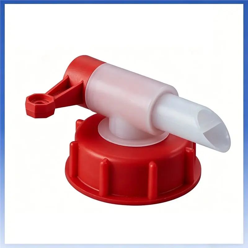 A04G-DIN 61 DIN 51 Threads Pouring Tap Spout Outlet Tap Valve Plastic IBC Drain Valve Replacement DIN 61