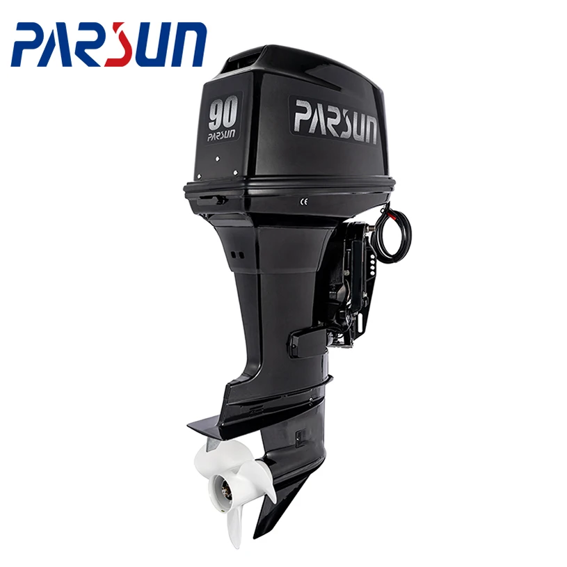 T90 Rugged Compact 2-Stroke Outboard Lightweight yet Tough for Easy Yacht Ignition