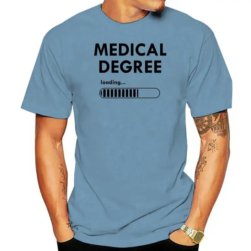 Print Medical Degree Loading Gift T-Shirt Men T Shirt Men's Tshirt Clothing O-Neck Cool Male Size S-5xl 2022 Hiphop