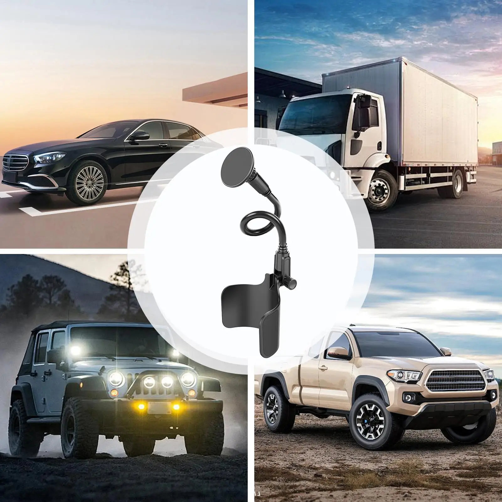 

Cup Phone Holder For Car 360 Rotating Magnetic Cupholder Multi-Function Cup Phone Holder For Automotive Truck SUV RV Sedan Van
